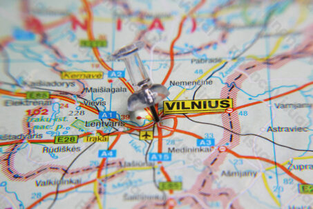 Mapa Wilno