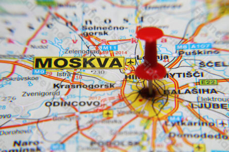 Moskwa - mapa