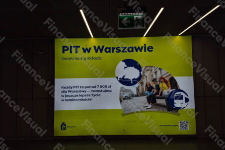 PIT w Warszawie - reklama