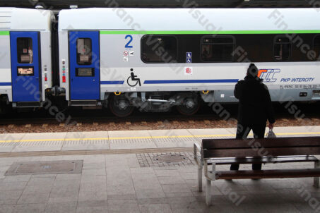 Pociąg Intercity - peron 1