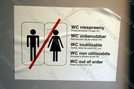 Pociąg - WC niesprawny
