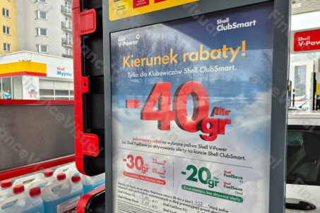 Shell - stacja benzynowa - promocja