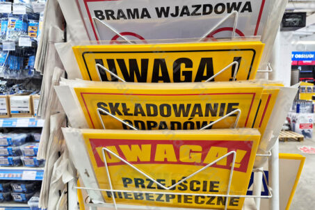 Tabliczki ostrzegawcze 1