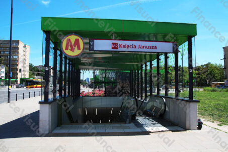 Metro Księcia Janusza - wejście