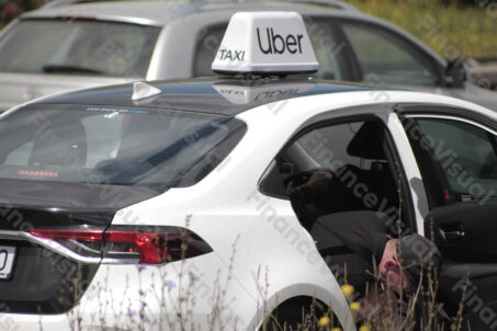 Uber pasażer