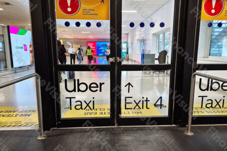 Lotnisko Ateny - Uber reklama