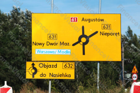 Remont drogi - mapa objazdów