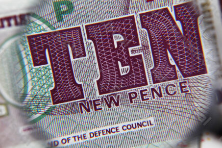 Ten new pences