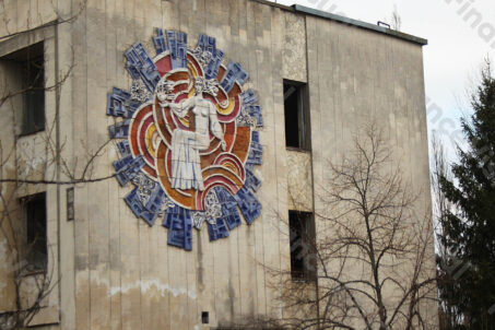 Prypeć - budynek - mural